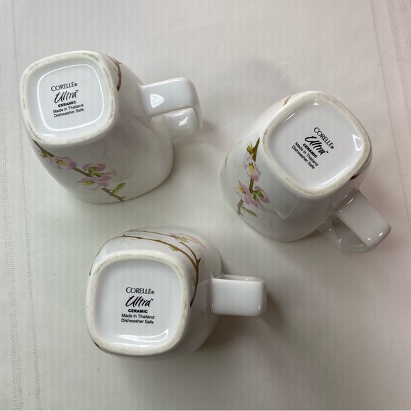 Corelle Cherry Blossom Ultra Ceramic mugs - Picture 2 of 4